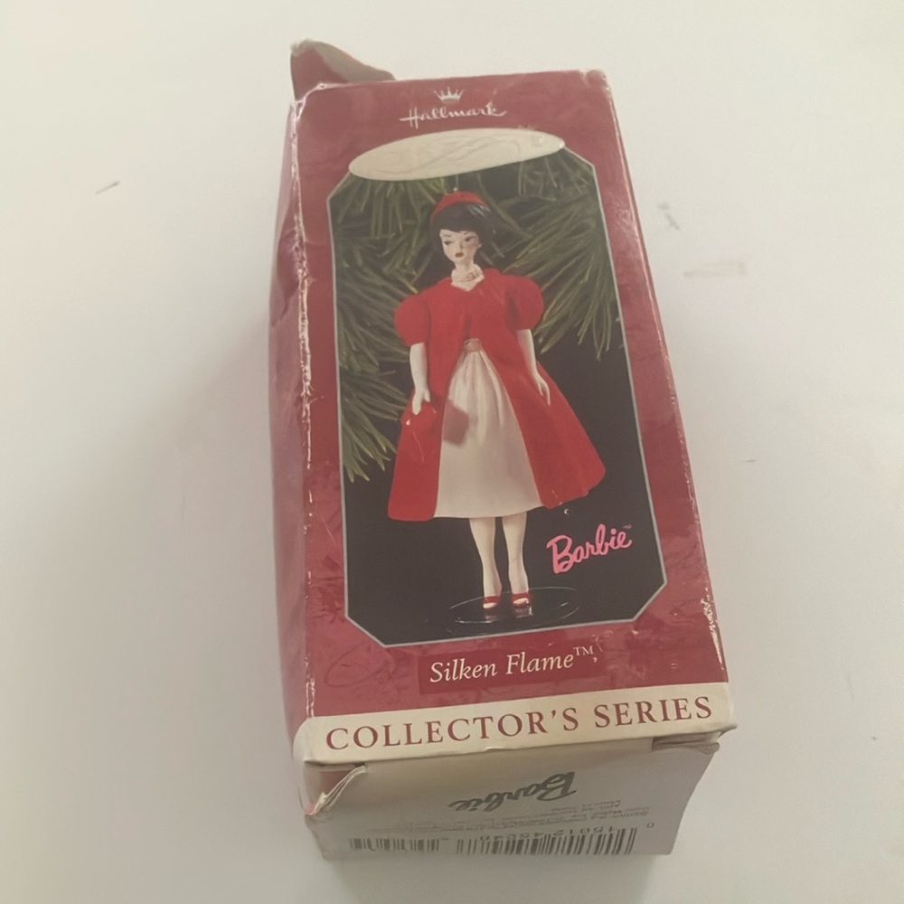 Hallmark Barbie silken flame ornament